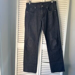 Hugo Boss Mens Jeans Black Kansas regular Straight Leg 32/34
